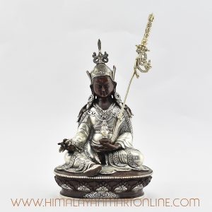 Tibetan Padmasambhava Copper Statue