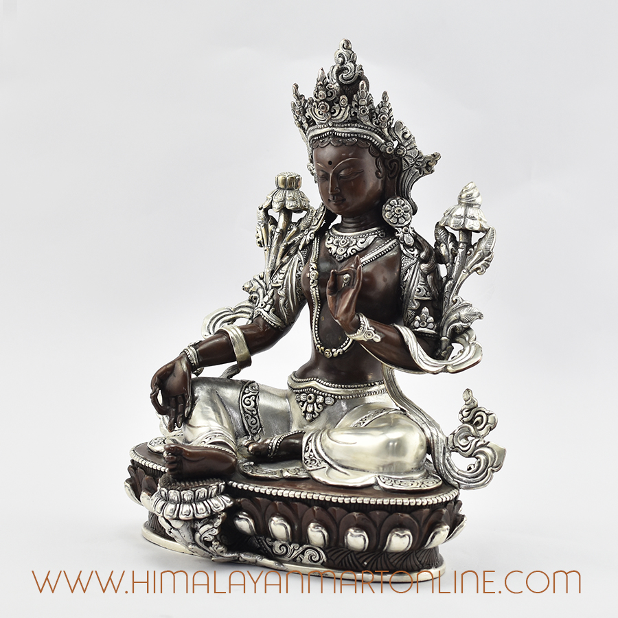 Buddhist Green Tara Statue