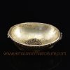 Viswa Vajra Encircled with Eight Auspicious Symbols Carved Resin Kapala