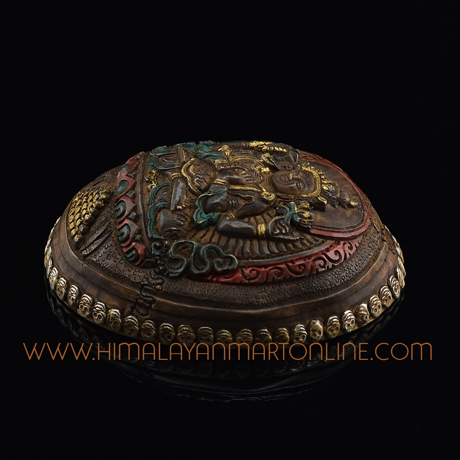 Chenrezig Carved Resin Kapala