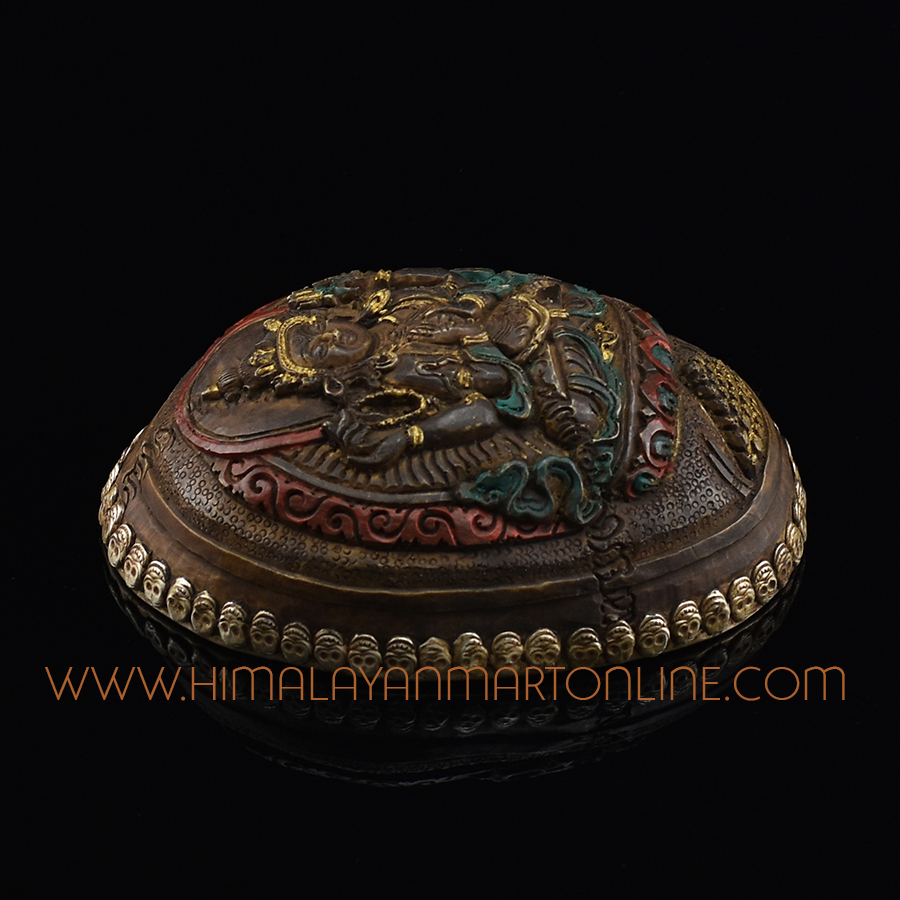 Chenrezig Carved Resin Kapala