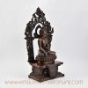 Shakyamuni Buddha on Throne Statue