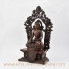 Shakyamuni Buddha on Throne Statue
