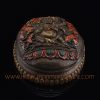 Black Mahakala Carved Resin Kapala