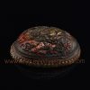 Black Mahakala Carved Resin Kapala