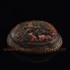 Black Mahakala Carved Resin Kapala
