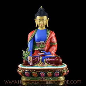 Hand Painted Menla Sculpture