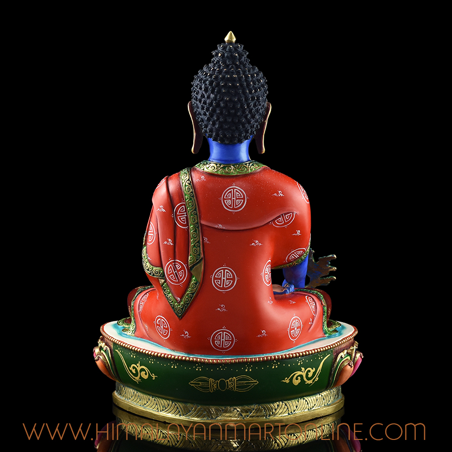Hand Painted Menla Sculpture