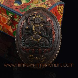 Manjushri / Jambiyang Carved Resin Kapala