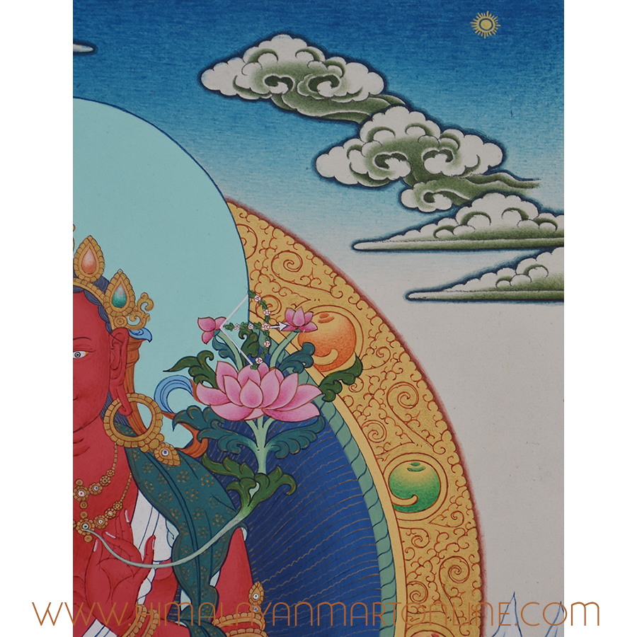 Red Tara Thangka Painting