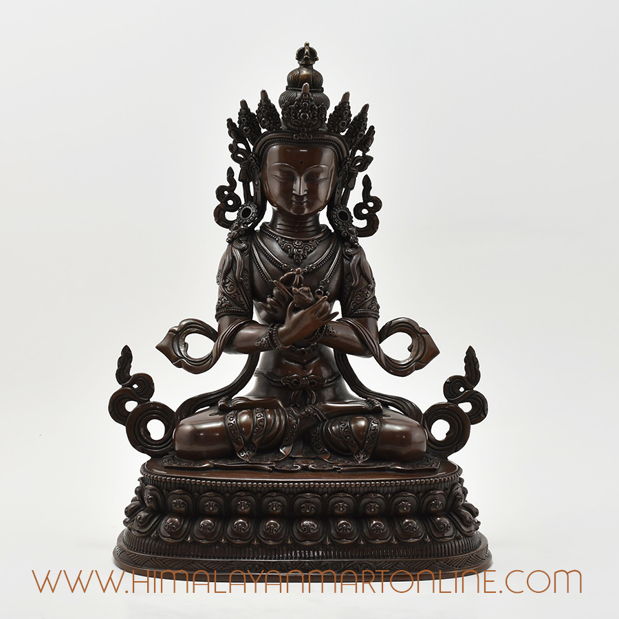 Copper Vajradhara Statue