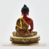 Hand-Painted Amitabh Buddha Statue Back Detail