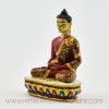 Hand-Painted Amitabh Buddha Statue Left Detail