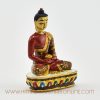 Hand-Painted Amitabh Buddha Statue Right Detail