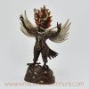 Silver-Plated Garuda Statue Left Detail