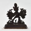Small Yamantaka Statue Back without Frame Detail