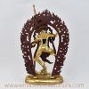 Vajravarahi Jogini Gold-Gilded Statue Back Detail