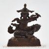 Small Dorje Legpa Statue Back without Frame Detail