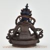 Small Yellow Jambala Statue Back Detail
