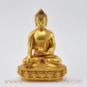 Gold-Plated Buddha Statue – Shakyamuni