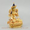 Handcrafted White-Tara Statue Right Detail