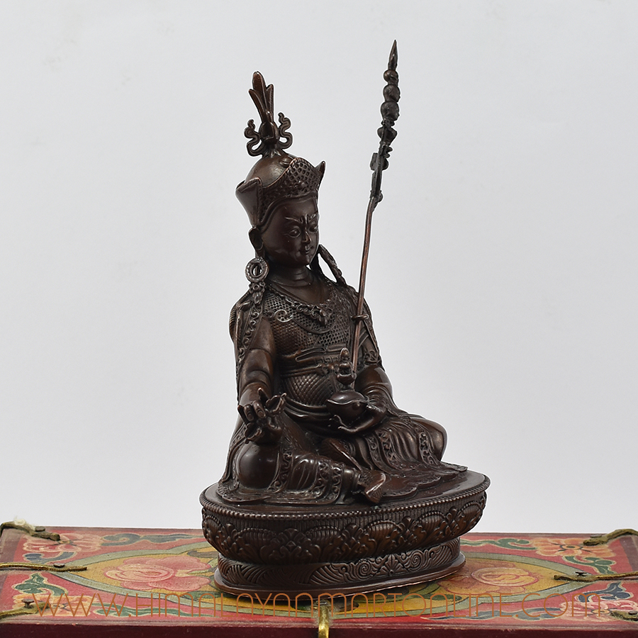 Guru Rinpoche Small Statue Right Detail