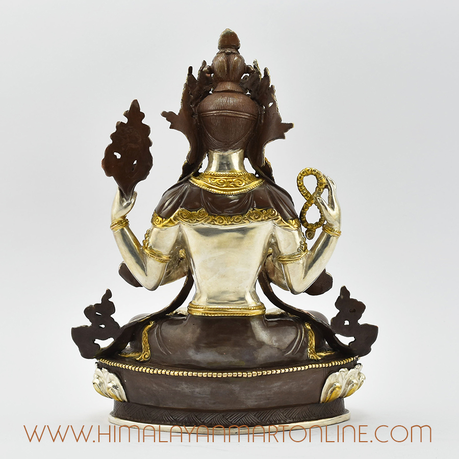 Online Chenrezig Buddha Statue Back Detail