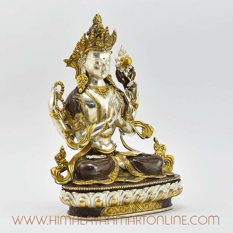 Online Chenrezig Buddha Statue Right Detail