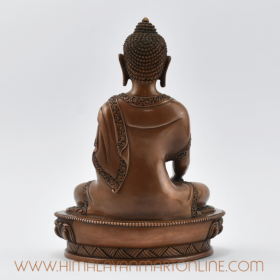Shakyamuni Buddha Sculpture Back Detail