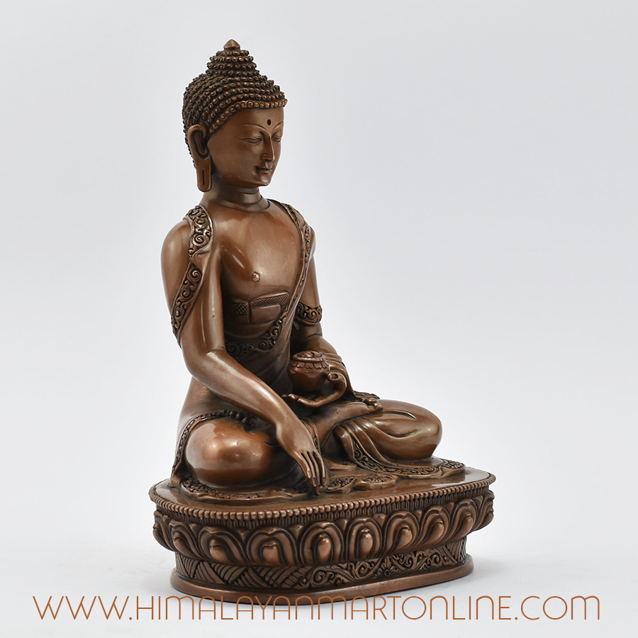 Shakyamuni Buddha Sculpture Right Detail