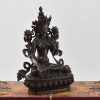 Small White Tara Statue Right Detail
