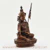 Right side view of Guru Rinpoche Figurine with detailed hand-carved features