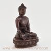 Right-side angle of Medicine Buddha Figurine with detailed posture and carving.