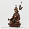 Left view of Padmasambhava Statue made with traditional Tibetan craftsmanship.