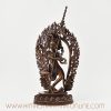 Left profile of handcrafted Tibetan Vajravarahi Statue.