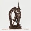Tibetan Vajrayogini Statue right side view with detailed hand carvings