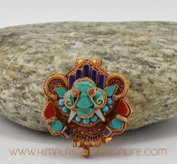 Handcrafted Chhepu Face Ghau – Ritual Pendant & Prayer Box