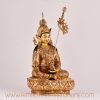 Right-side view of Guru Rinpoche handcrafted statue, Tibetan Padmasambhava figure.