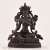 Green Tara Statue for Sale – front view of handcrafted Tibetan Buddhist altar sculpture
