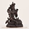 Green Tara Statue for Sale – right side view of Tibetan Buddhist altar sculpture