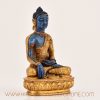Right view of Handcrafted Lapis Buddha Statue – Shakyamuni Tibetan meditation sculpture