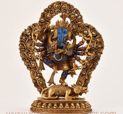 Lapis Inlay Ganesh Statue