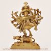 Back view of lapis inlay Ganesh statue without frame