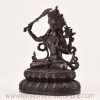 Left side view of Manjushri Statue for Sale – Handcrafted Tibetan Buddhist Sculpture