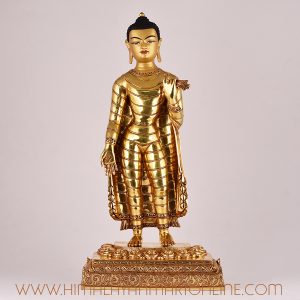 Standing Future Buddha Statue – Front View of Maitreya Buddha