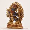 Left-side view of Tibetan Vajrakilaya lapis lazuli statue