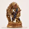 Right-side view of Tibetan Vajrakilaya lapis lazuli statue
