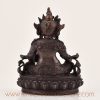 Back view of Yellow Dzambhala Statue for Sale – Tibetan Buddhist Wealth Deity for Altar