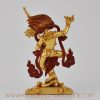 Simha Mukha Yogini Statue back view without frame, height 6.25 inches