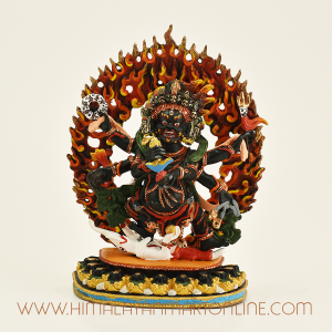 Black Mahakala Statue